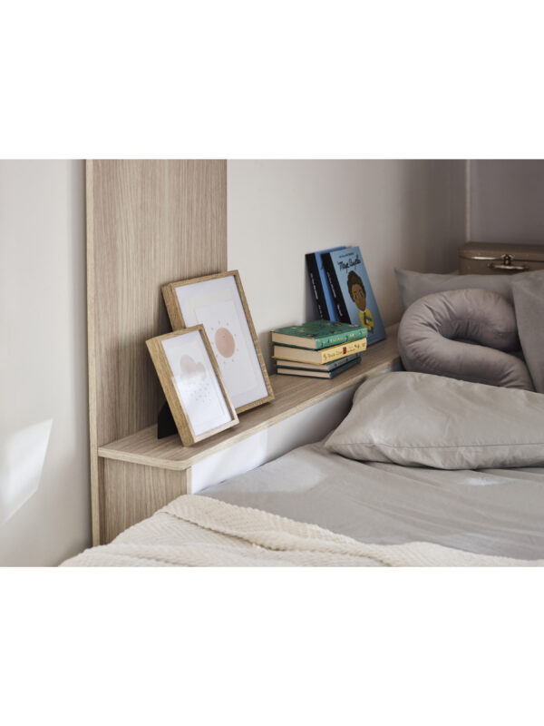 Horizon 90cm Single White and Wood Effect Multiway Bunk Bed - Image 13