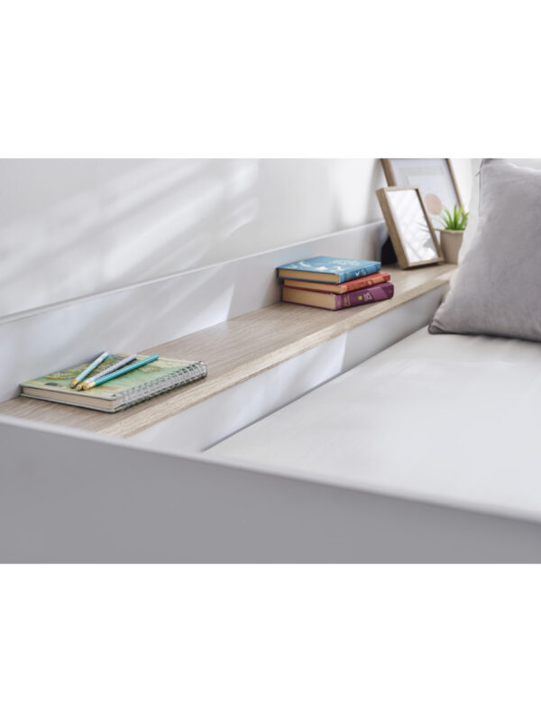 Horizon 90cm Single White and Wood Effect Multiway Bunk Bed - Image 14