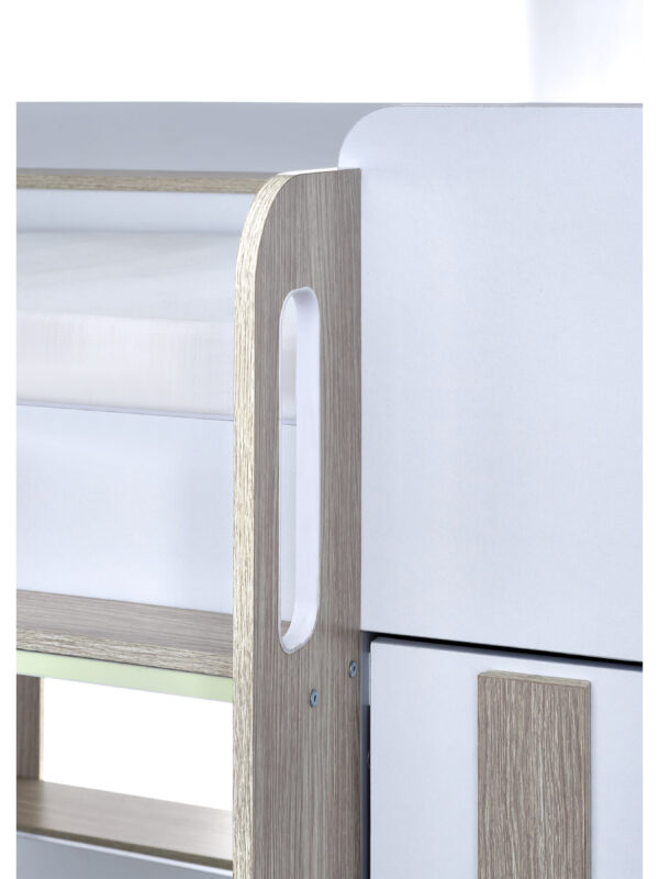 Horizon 90cm Single White and Wood Effect Multiway Bunk Bed - Image 8