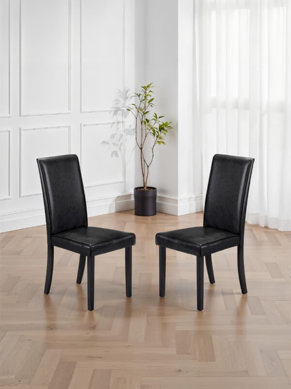 Hudson High Back Upholstered Dining Chair (Set of 2)