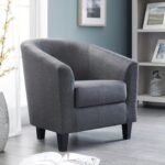 Hugo Tub Chair – Slate Grey
