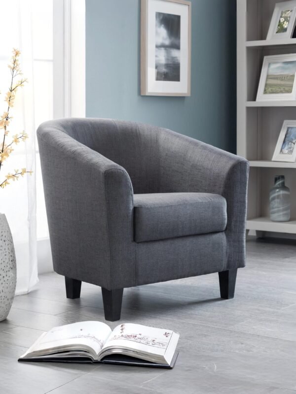 Hugo Tub Chair – Slate Grey