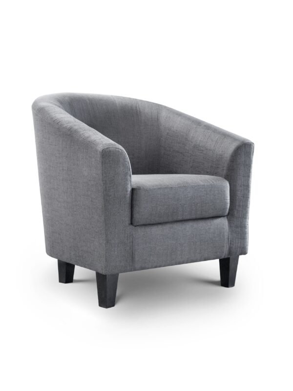 Hugo Tub Chair - Slate Grey - Image 2