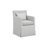 Hettie Grey Stripe Chair - Image 5