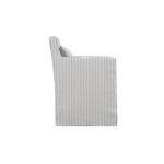 Hettie Grey Stripe Chair - Image 6