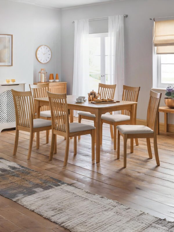 Ibsen Dining Chair (Set of 2) - Light Oak Effect - Image 6