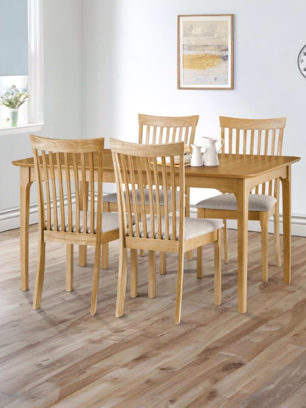 Ibsen Dining Chair (Set of 2) - Light Oak Effect - Image 7