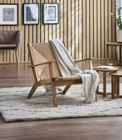 Icaria Woven Cord Accent Chair
