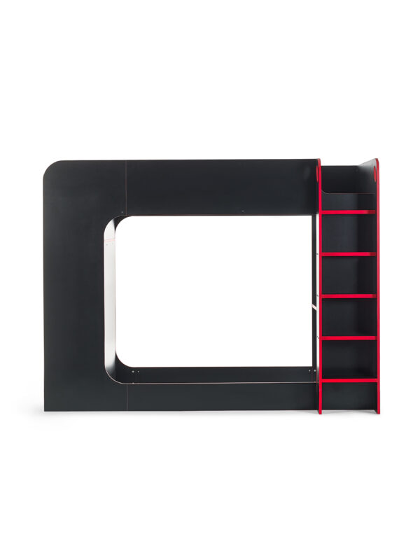 Impact 90cm Single Black and Red Gaming Bunk/Loft Bed - Image 4