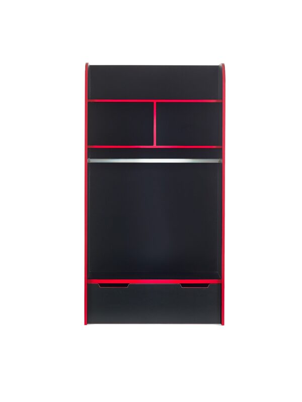 Impact 90cm Single Black and Red Gaming Bunk/Loft Bed - Image 9
