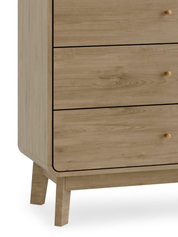 Ingrid 3 Drawer Chest Oak - Image 6