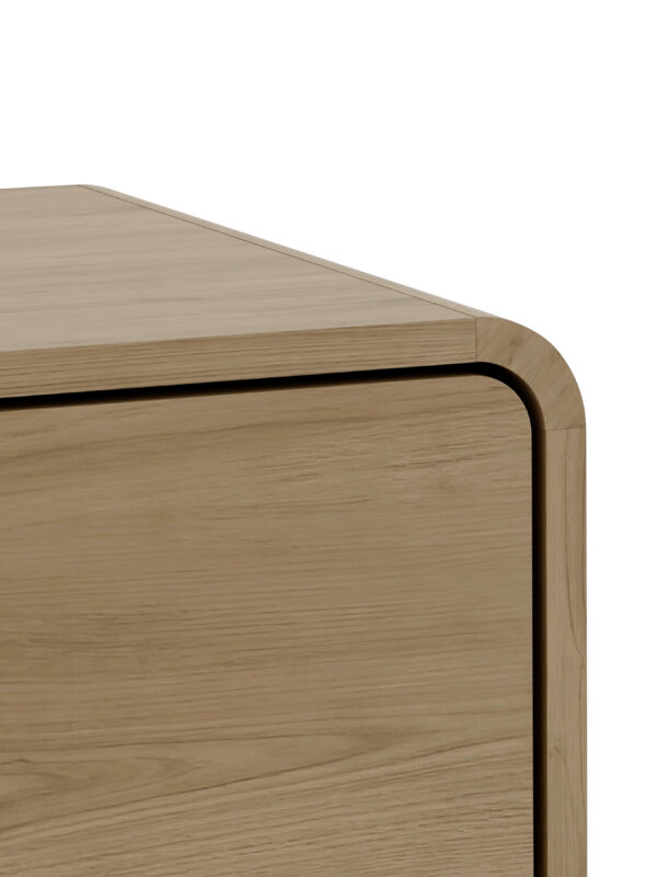Ingrid 6 Drawer Dresser Oak - Image 5