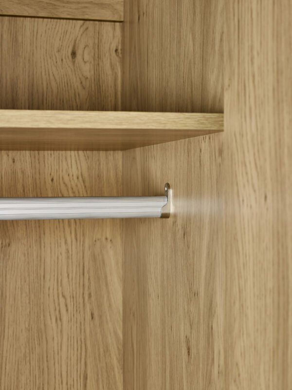 Ingrid 2 Door Wardrobe Oak - Image 6