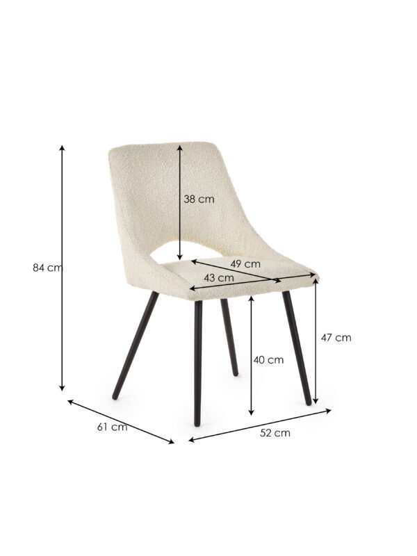 Iris Upholstered Dining Chair (Set of 2) - Image 5
