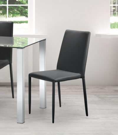 Jazz Fully Upholstered Stacking Dining Chair (Set of 4)