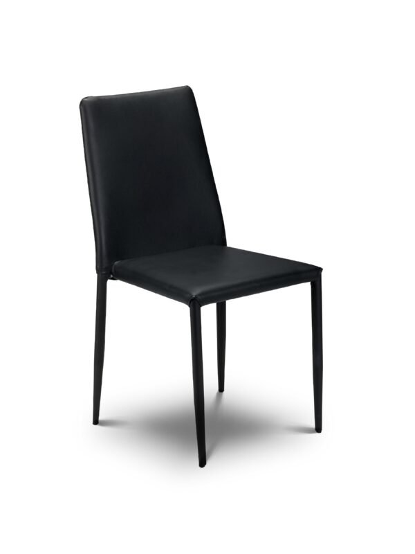 Jazz Fully Upholstered Stacking Dining Chair (Set of 4) - Image 3