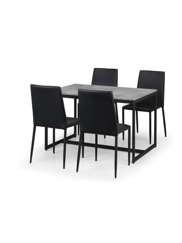 Jazz Fully Upholstered Stacking Dining Chair (Set of 4) - Image 9