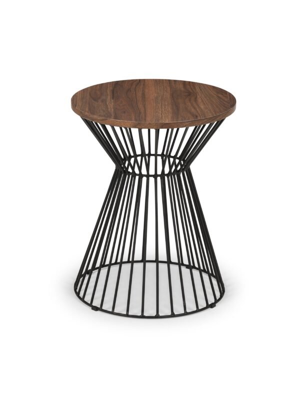 Jersey Round Side Table with Wire Base - Image 2