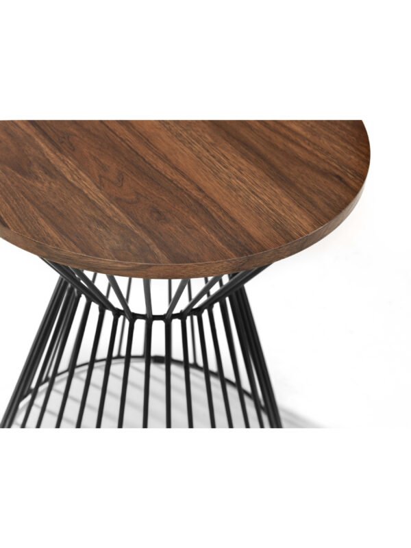 Jersey Round Side Table with Wire Base - Image 5