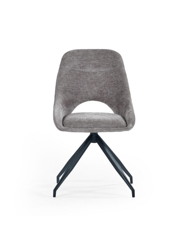 Jonah Upholstered Swivel Dining Chair with Return (Set of 2) - Image 4