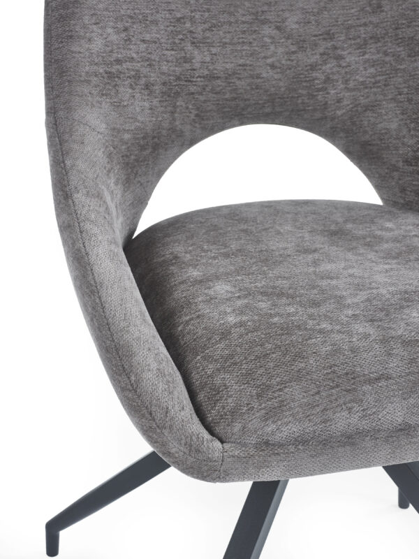 Jonah Upholstered Swivel Dining Chair with Return (Set of 2) - Image 5