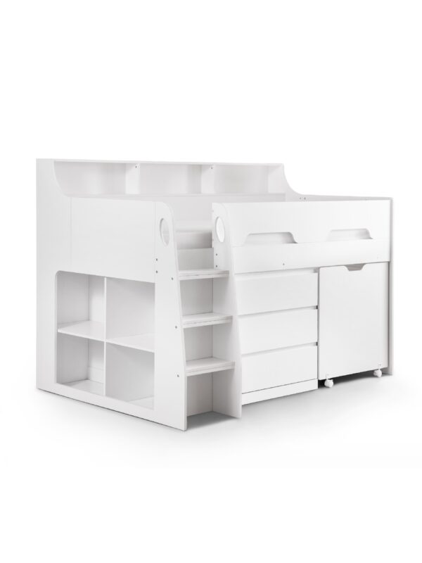 Jupiter Mid Sleeper with Pull-Out Desk and Storage - Image 2