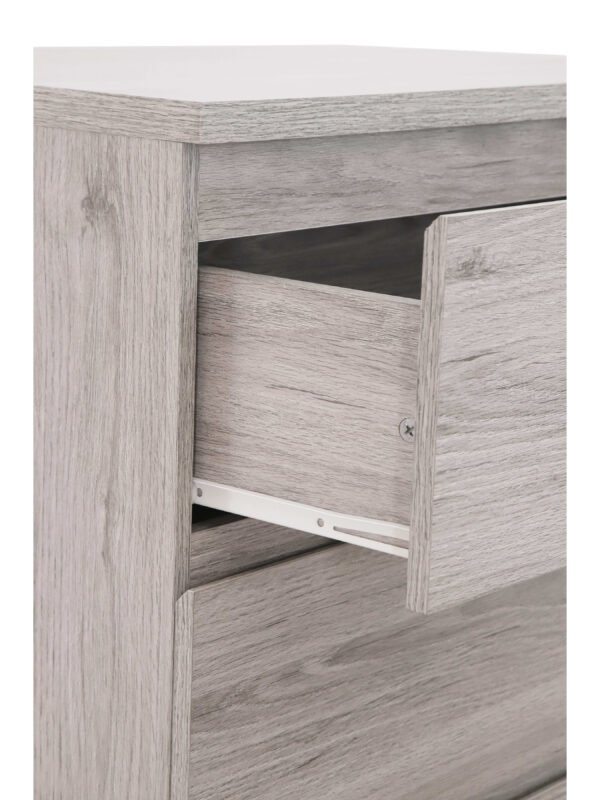 Jupiter 4 Drawer Chest- Grey Oak - Image 5