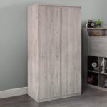 Jupiter 2 Door Wardrobe – Grey Oak