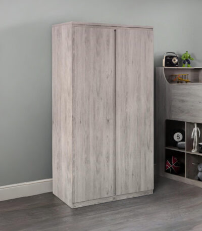 Jupiter 2 Door Wardrobe – Grey Oak
