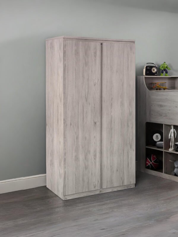 Jupiter 2 Door Wardrobe – Grey Oak