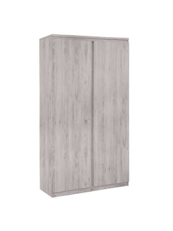 Jupiter 2 Door Wardrobe - Grey Oak - Image 2