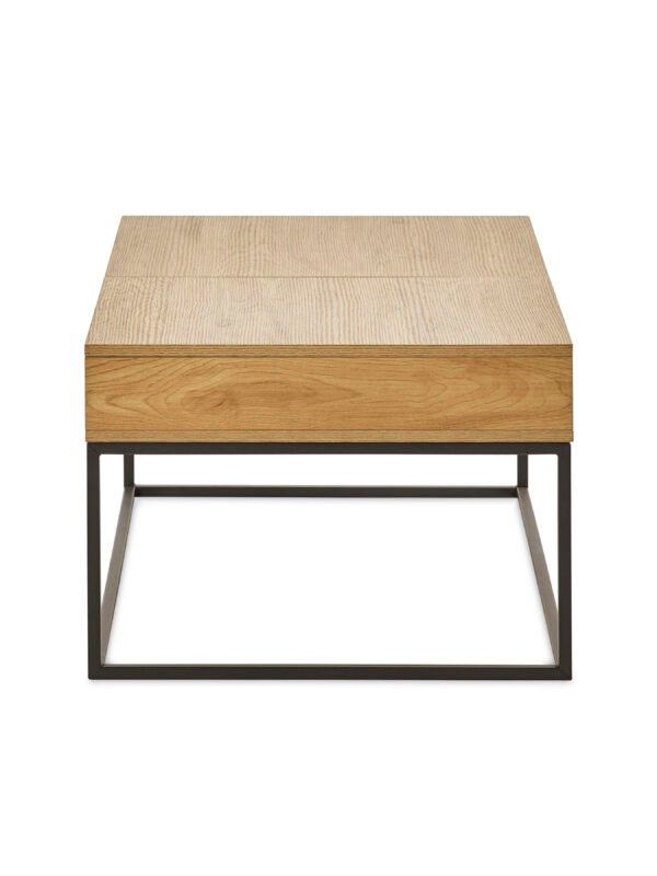 Kade 100cm Oak Effect Rectangular Storage Coffee Table - Image 14
