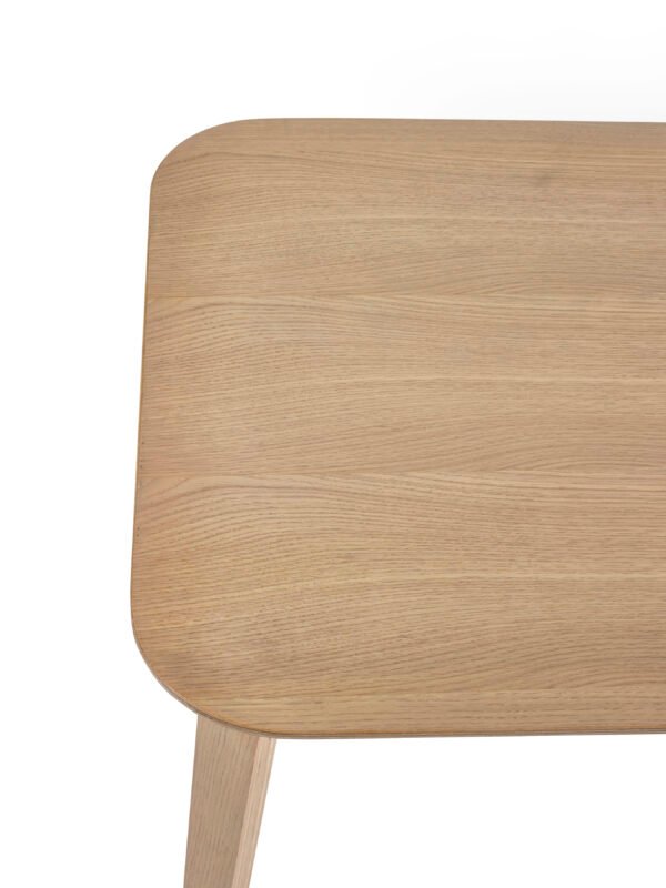 Kaito Oak Curved Leg Bench - Image 6
