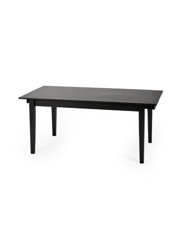 Knoxley Black Oak Rectangular 173-251cm Extending Dining Table - Image 3