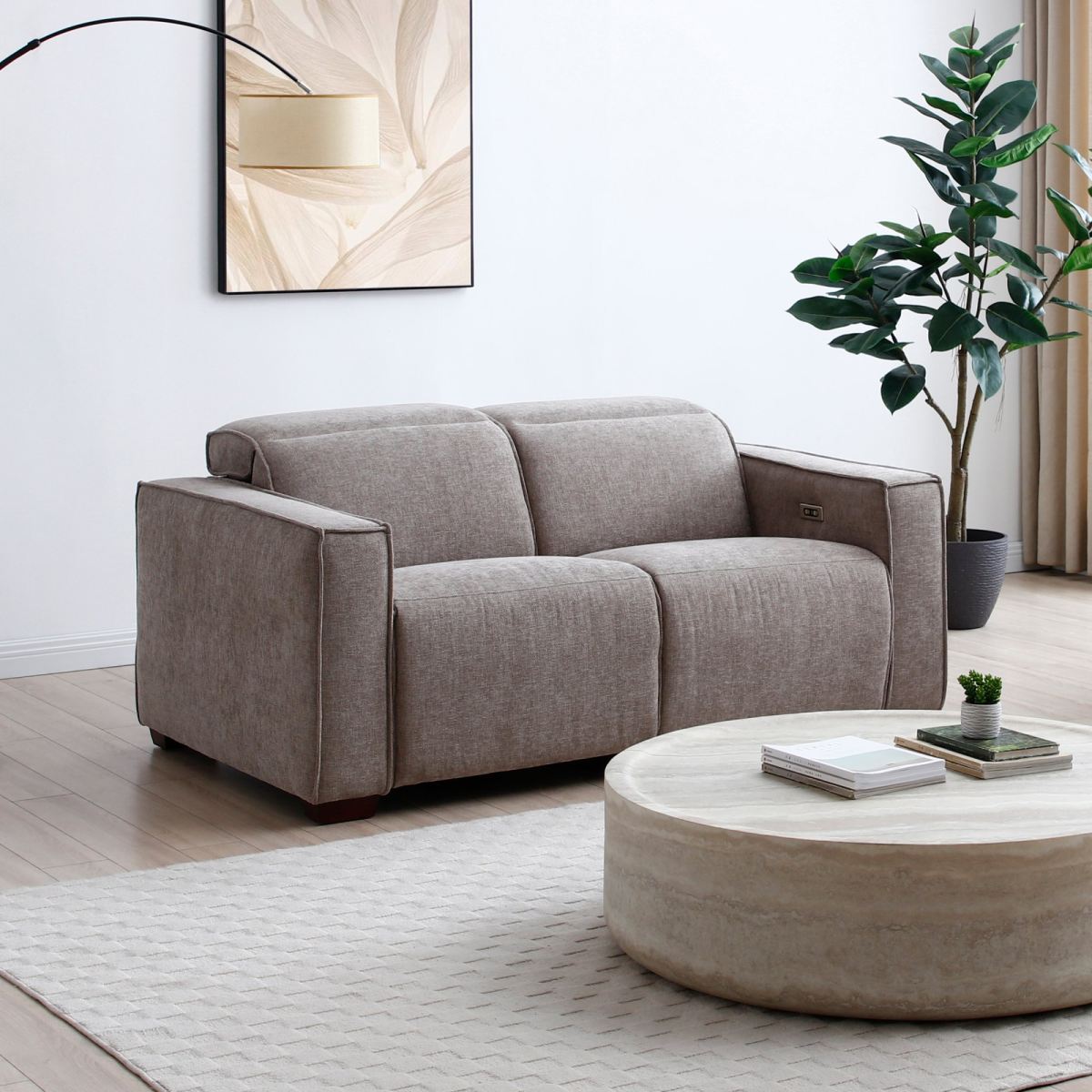 KY467-PRIMO-2-SEATER-RECLINER-SOFA-MOLE-CHENILLE-LIFESTYLE-1_webready.jpg Primo Electric 2 Seater Recliner - Image 1