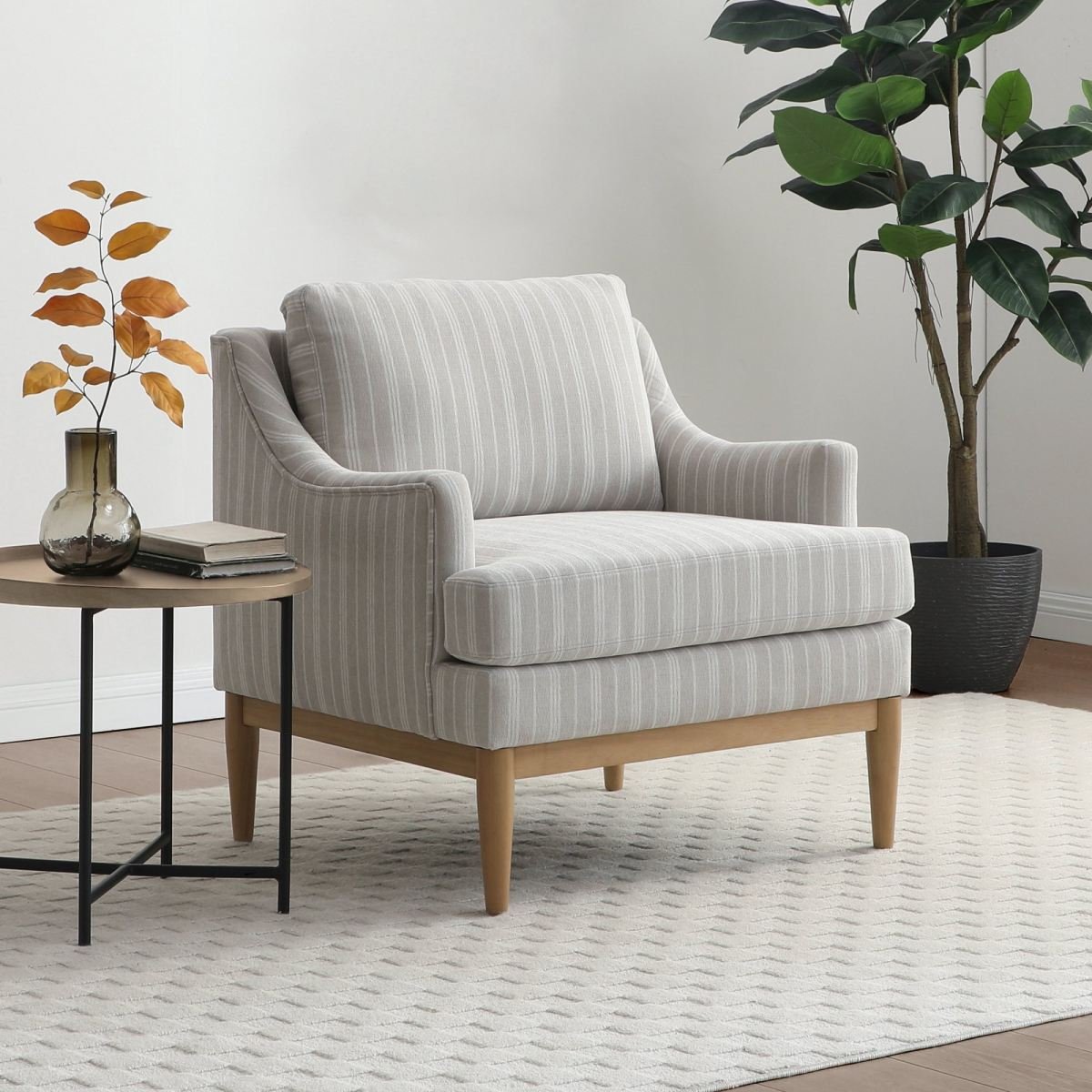KY514-BRIAR-CHAIR-NATURAL-CHENILLE-STRIPE-LIFESTYLE-2_webready.jpg Briar Chair - Image 1