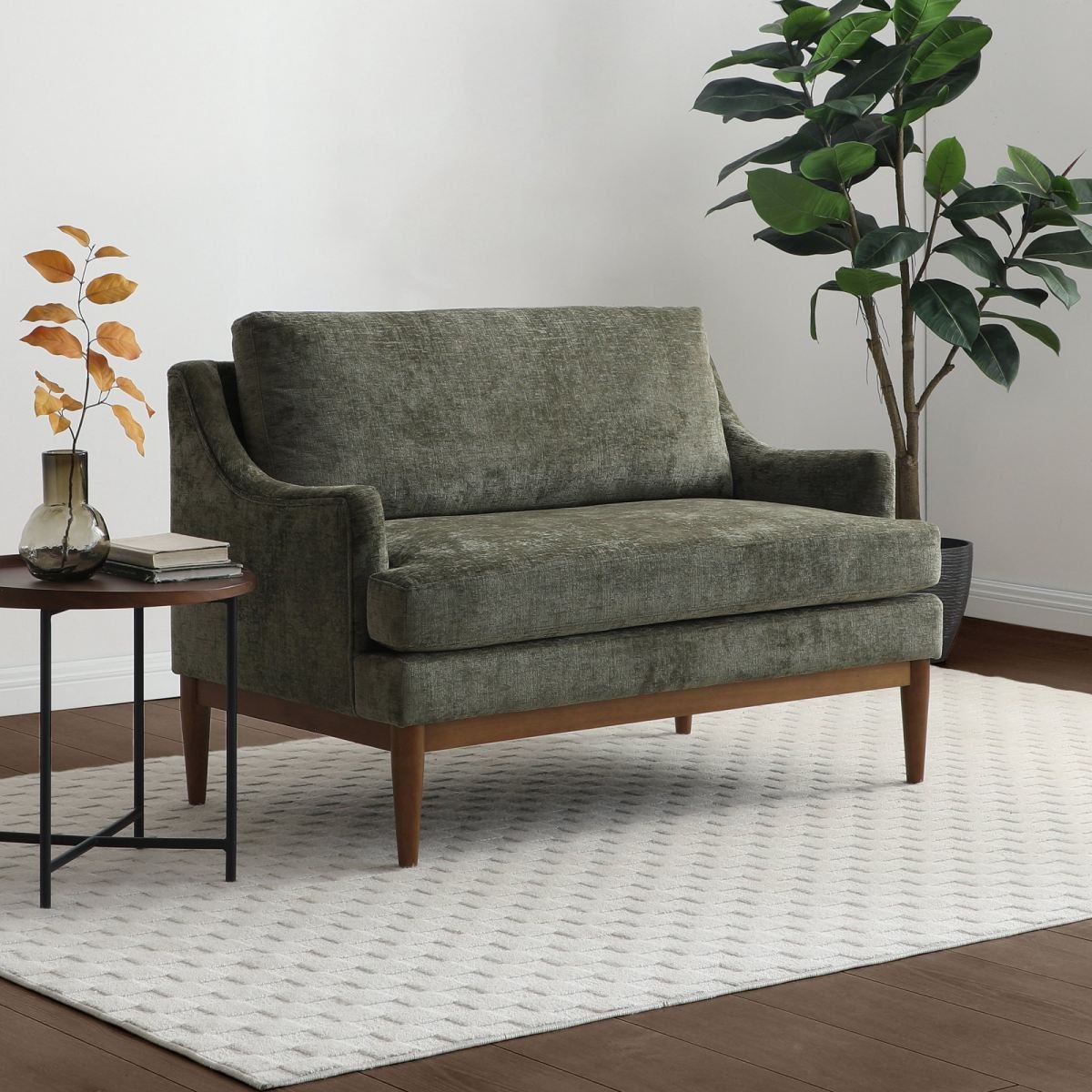 KY514-BRIAR-TWO-SEATER-OLIVE-CHENILLE-LIFESTYLE-2_webready.jpg Briar 2 Seater Chair - Image 1