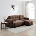 Morgan Quilted Corner Sofa Bed - Image 4