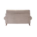Kent Charcoal Stripe 2 Seater Sofa