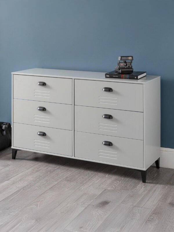 Lakers Locker 6 Drawer Wide Chest