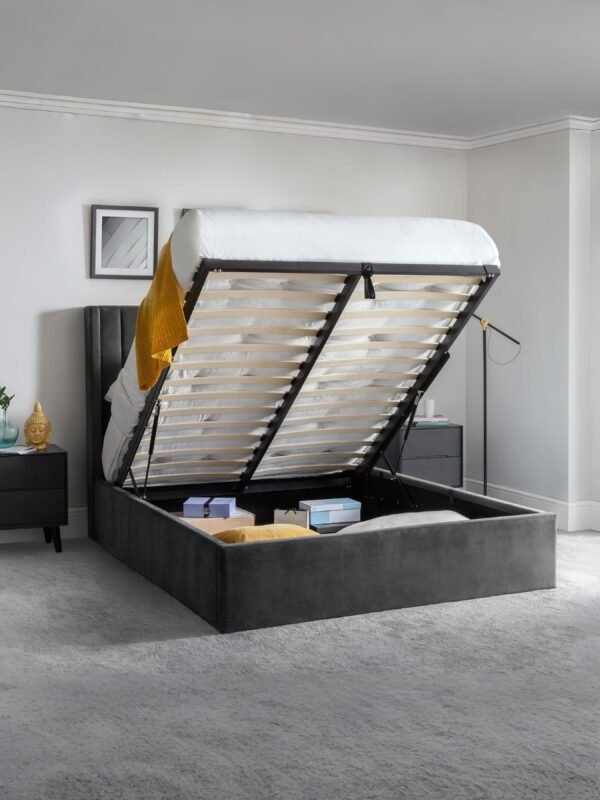 Langham Upholstered Ottoman Storage Bed Frame - Image 2