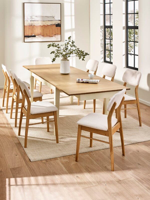 Larissa Natural Oak Effect 173–251cm Extending Dining Table - Image 11