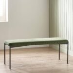 Leonie 2 Seater Upholstered Dining Bench