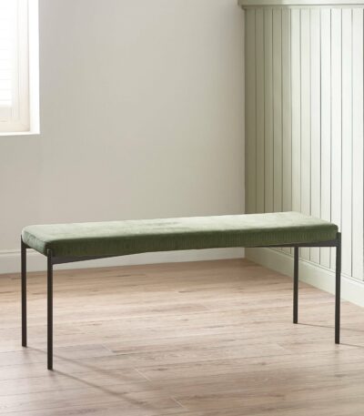 Leonie 2 Seater Upholstered Dining Bench