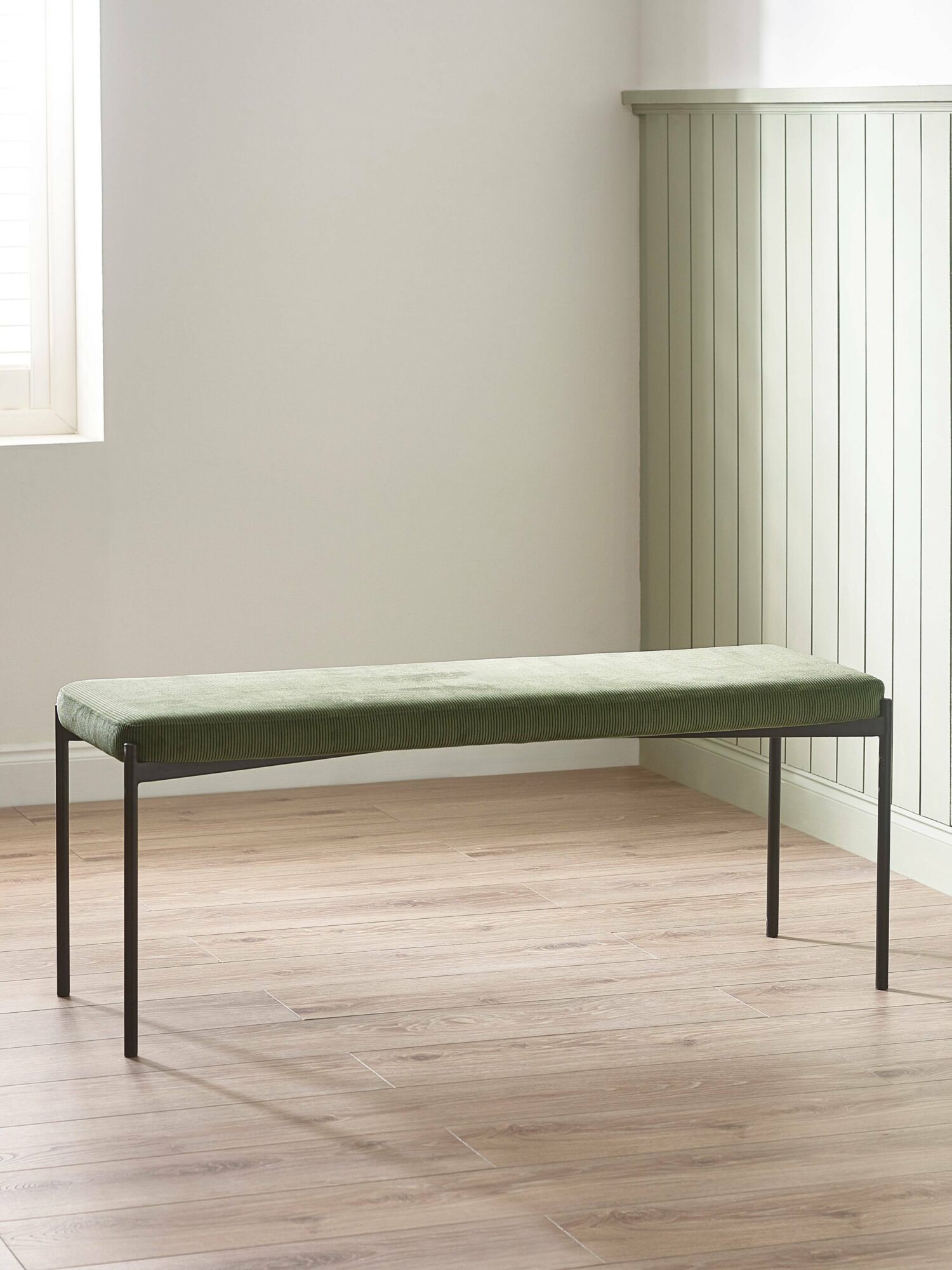 LEO103_1 Leonie 2 Seater Upholstered Dining Bench - Image 1