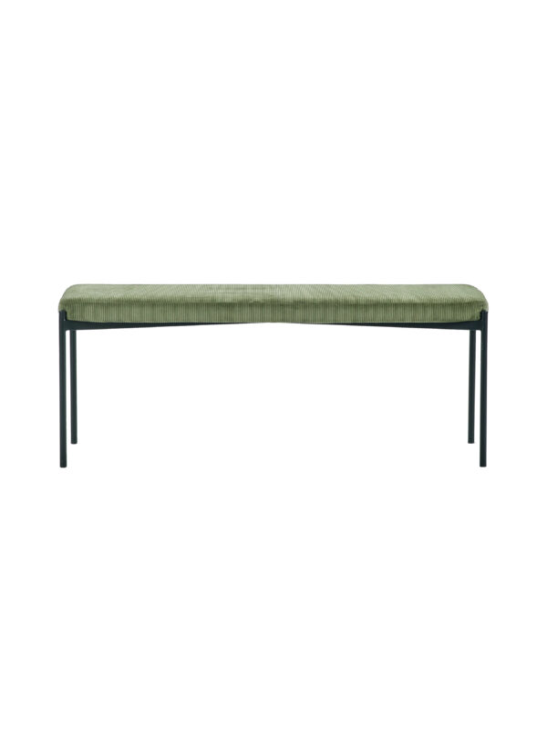 Leonie 2 Seater Upholstered Dining Bench - Image 3