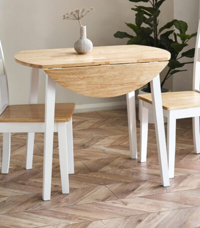 Linwood Round 2-4 Seater Drop Leaf Dining Table