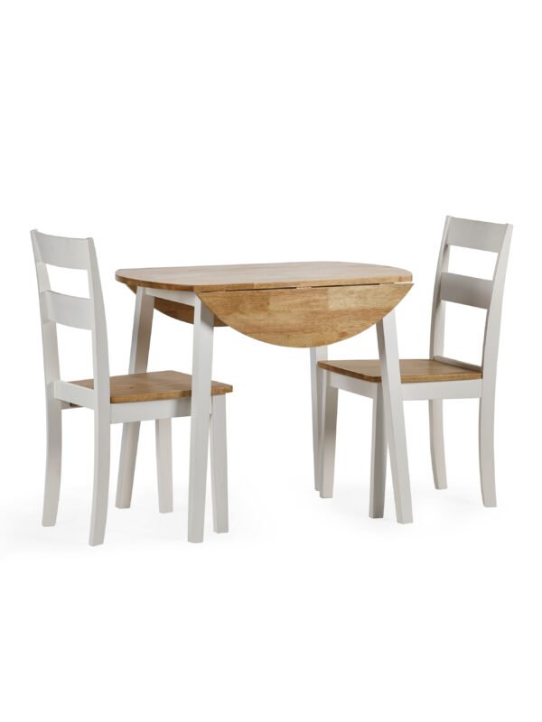 Linwood Round 2-4 Seater Drop Leaf Dining Table - Image 15