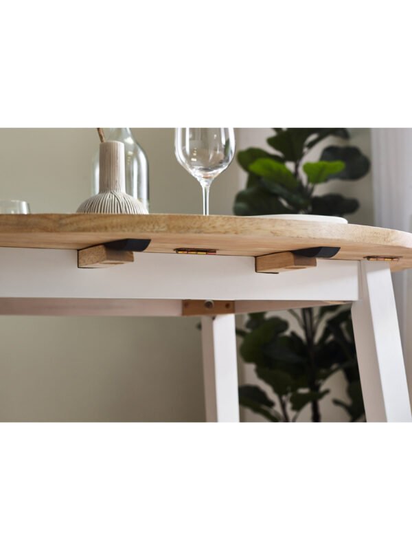 Linwood Round 2-4 Seater Drop Leaf Dining Table - Image 8