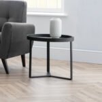 Loft Lamp Table – Smoked Glass